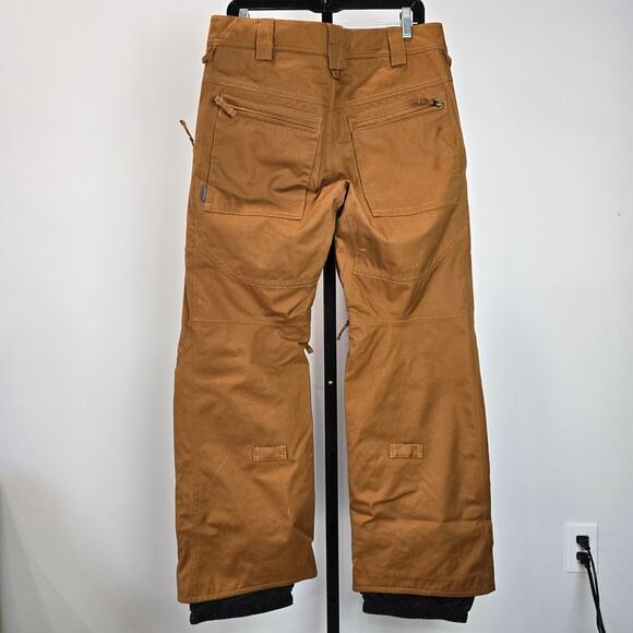 Burton Southside Men's Snowboarding Pants Dry Ride Canva Tan Medium Streetwear - Picture 5 of 8